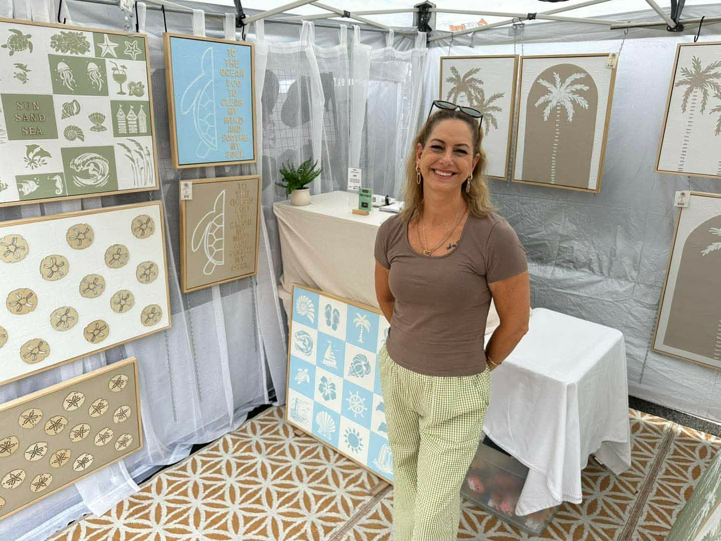 Coastal art by Lainie